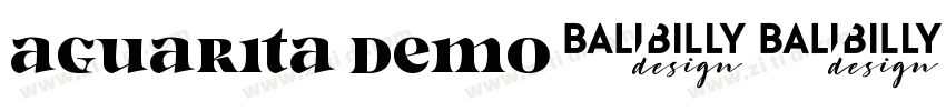 Aguarita Demo字体转换